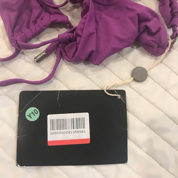 Amulette purple triangle bikini. Size L. NWT - Picture 13 of 15